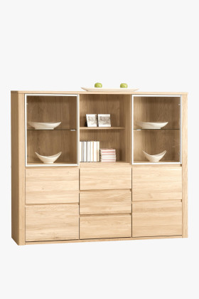 Dubový sekretár luxusný, Nice 47 dub bianco